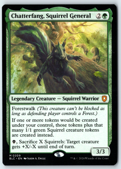 Chatterfang, Squirrel General - Commander Bloomburrow - MTG - Near Mint - Image 1