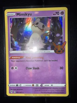 Mimikyu 081/189 Trick Or Trade Halloween Pokemon Card Holo Stamped Lot Of 10 - Image 3