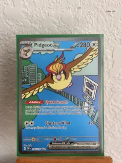 Pidgeot EX 225/197 SV03 Obsidian Flames Special Illustration Rare Holo Card - Image 4