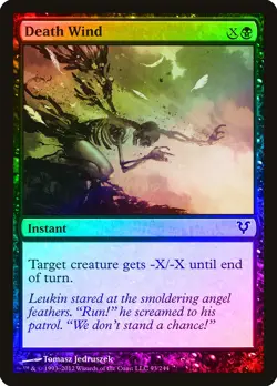 Death Wind FOIL Avacyn Restored NM Black Common MAGIC GATHERING CARD ABUGames - Image 1