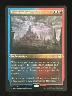 1x MTG Thousand-Year Storm (Foil Etched) - Double Masters 2022 (2X2) #545 - Image 1
