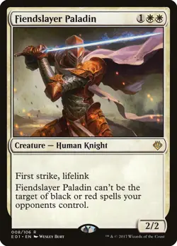 Fiendslayer Paladin Archenemy: Nicol Bolas NM White Rare MAGIC CARD ABUGames - Image 1