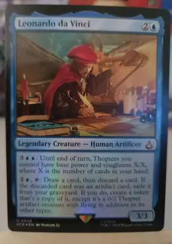 MTG FOIL Leonardo da Vinci - Assassin's Creed #0020 - Image 1
