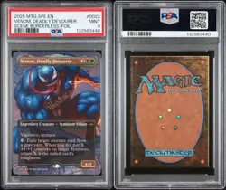 2025 MTG MARVEL'S SPIDER-MAN ETERNAL #0022 VENOM, DEADLY DEVOURER PSA 9 - Image 3