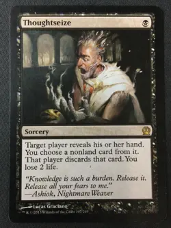 MTG Theros #107 Thoughtseize MP - Image 1