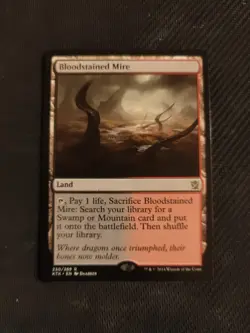 Bloodstained Mire NM Khans of Tarkir 2014 Expansion/Rare #230 - Image 1
