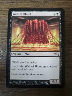 1x Wall of Blood - Mirrodin - MTG Magic The Gathering - Image 3