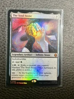 SpiderMan Magic The Gathering: Rare FOIL The Soul Stone #0066 - Image 1