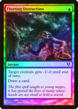 Fleeting Distraction FOIL Avacyn Restored NM Blue Common MAGIC CARD ABUGames - Image 1