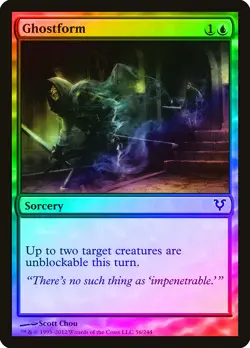 Ghostform FOIL Avacyn Restored NM Blue Common MAGIC GATHERING CARD ABUGames - Image 1