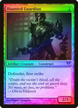 Haunted Guardian FOIL Avacyn Restored NM Artifact Uncommon MAGIC CARD ABUGames - Image 1