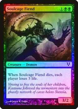 Soulcage Fiend FOIL Avacyn Restored NM Black Common MAGIC MTG CARD ABUGames - Image 1