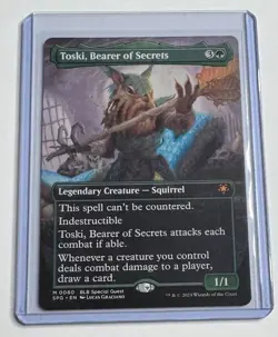 Toski, Bearer of Secrets #60 Bloomburrow Special Guests Mythic MTG NM/M - Image 1