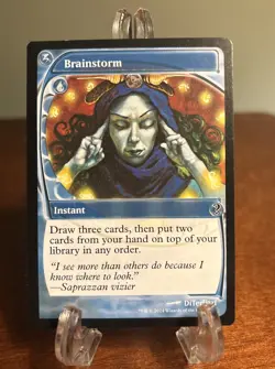 MTG Brainstorm Future Sight Mystery Booster 2 MB2 #155 Magaic The Gathering NM - Image 1