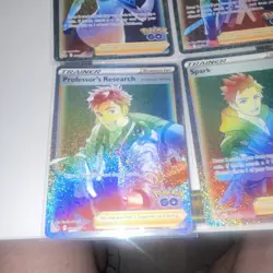 Pokemon GO Trainer Supporter Holo Card Lot Candela Blanche Spark Research - Image 3