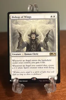 MTG Bishop of Wings The List Reprints NM Magic The Gathering MB2 Mystery Booster - Image 1