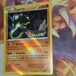 Pokemon Zygarde XY129 Fates Collide Black Star Promo Prerelease Holo - Image 1