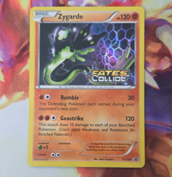 Pokemon Zygarde XY129 Fates Collide Black Star Promo Prerelease Holo - Image 2