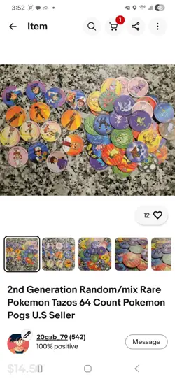 Reserved Listing For Buyer Pokemon Tazos 1.st Generation 151 And 50 2nd Gen - Image 2