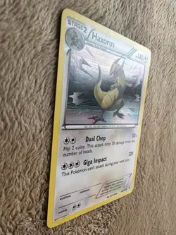 2011 Pokemon TCG Noble Victories Haxorus Holo Rare 88/101 LP - Image 4