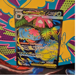 Pokemon Mega Venusaur EX 155/132 ME01 Mega Evolution Holo Ultra Rare - Image 1