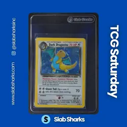2002 POKEMON LEGENDARY COLLECTION #5/110 DARK DRAGONITE HOLO RARE - Image 1