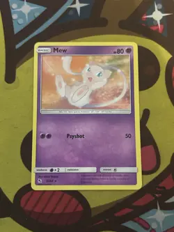 Pokemon Mew 32/68 - SM Hidden Fates - Non Holo - Excellent - Image 1