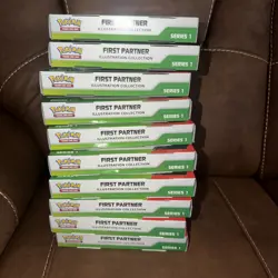 In-Hand! 10x Sealed Pokemon Series 1 First Partner Illustration Collection Boxes - Image 2