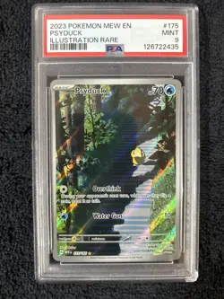 Pokemon Psyduck 2023 151 175/165 PSA 9 - Image 1