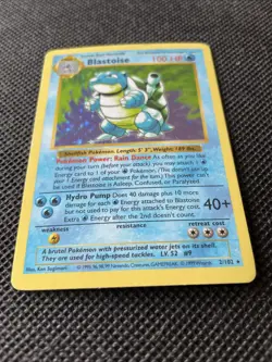 Blastoise 2/102 Holo Rare Shadowless Base Set Pokemon NM - Image 2