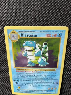 Blastoise 2/102 Holo Rare Shadowless Base Set Pokemon NM - Image 3
