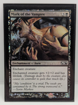MTG Mark of the Vampire Magic 2014 (M14) Foil Common NM - Image 1