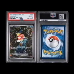 Pokemon Magikarp 203/193 Sv02: Paldea Evolved Illustration Rare Holo PSA 8 - Image 2
