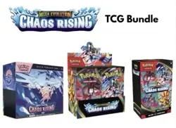 !!PRESALE!! POKEMON TCG🔥 CHAOS RISING BOOSTER BOX ETB ➕ BOOSTER BUNDLE! - Image 1
