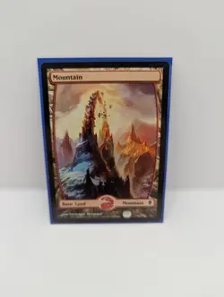 MTG Mountain Zendikar (244) Full Art Regular Common NM - Image 1