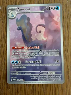 Pokemon TCG Aurorus 92/88 Perfect Order Illustration Rare IR NM - Image 1