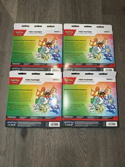 Pokemon First Partner Illustration Collection 4x NEW - Image 2