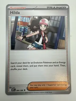 Pokemon TCG Hilda 84/86 White Flare SV10.5 NM - Image 1