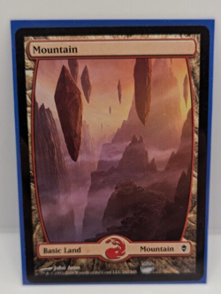 MTG Mountain - Full Art Zendikar 242/249 Regular Land NM - Image 1