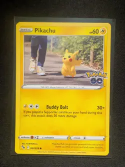 Pikachu 027/078 Pokemon GO Regular NM - Image 1
