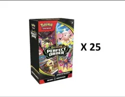 Pokemon ME03 Mega Evolution PERFECT ORDER BOOSTER BUNDLE BOX CASE 25 ct IN HAND - Image 2