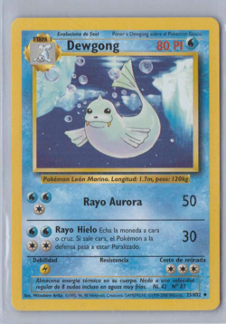 1999 Pokemon Base Set Dewgong 25/102 Uncommon Spanish - Image 1