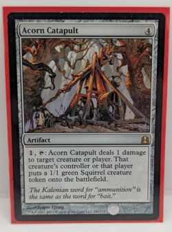 MTG Acorn Catapult Commander Regular Rare LP - Image 1