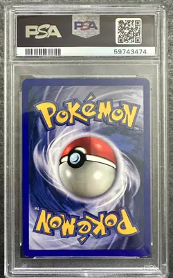1999 Pokemon Unlimited Magneton Holo #9 PSA 7 - Image 2