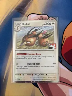 Pokemon TCG - Dodrio - Play! Prize Pack Promo - 151 - Stamped - Image 1