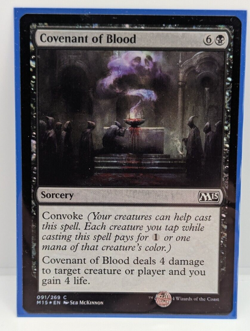 MTG Covenant of Blood Magic 2015 (M15) Foil Common NM - Image 1