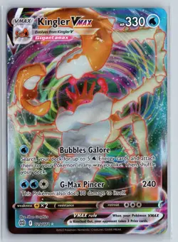 Kingler Pokemon TCG Brilliant Stars Ultra Rare 029/172 Pokemon NM Foil - Image 1