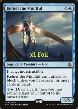 MTG Foil Amonkhet AKH Kefnet the Mindful MINT - Image 1
