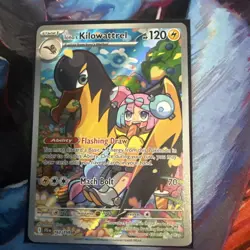 Pokemon Iono's Kilowattrel Illustration Rare Journey Together 163/159 120 HP - Image 1