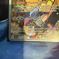 Pokemon Iono's Kilowattrel Illustration Rare Journey Together 163/159 120 HP - Image 5